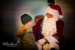 Boy with Father Christmas